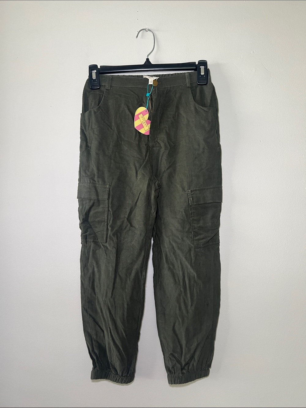 Hayden Girls Olive Green Cargo Jogger Pants
